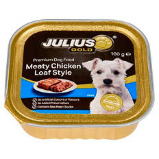 Premium Dog Food Meaty Chicken Loaf Style 100g